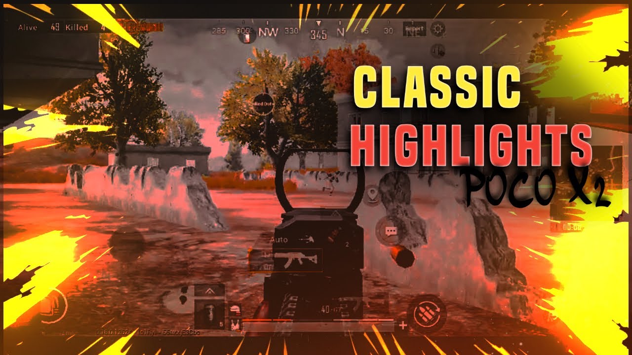 CLASSIC HIGHLIGHTS| POCO X2 | SMOOTH +ULTRA GAMEPLAY| (PUBG MOBILE)