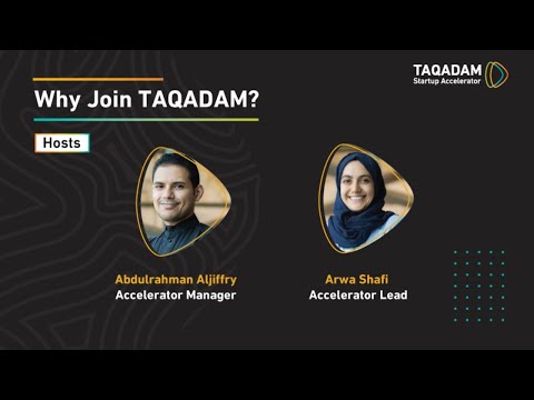 Learn About the 2021 TAQADAM Startup Accelerator