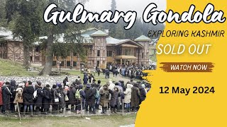 Gulmarg vlog May & June 2024 | Gondola Ride Sold Out 🚠 Gulmarg Snowfall in May and June