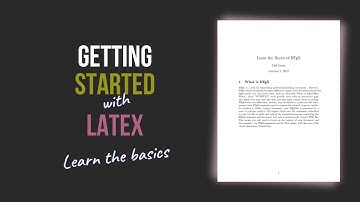 LaTeX Tutorial - Learn The Basics (Formatting, Lists, Tables, Figures, Math)