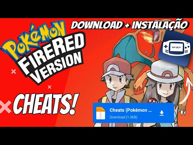 Faça o download de Pokémon Fire Red e jogue no celular!