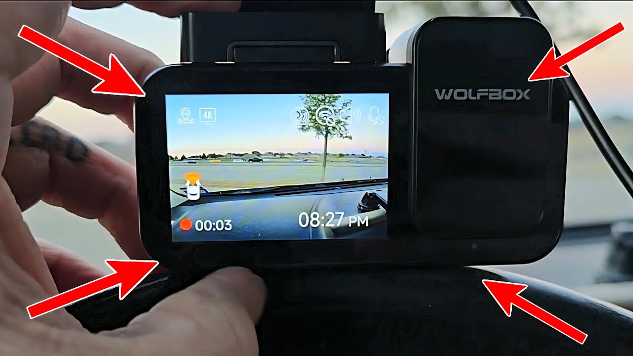 The WOLFBOX X5 Duo dashcam has INSANE 4K video quality - YouTube