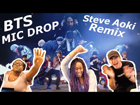 BTS Mic Drop (Steve Aoki Remix) MV Reaction!
