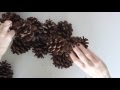 DIY Practically Free Pinecone Wreath