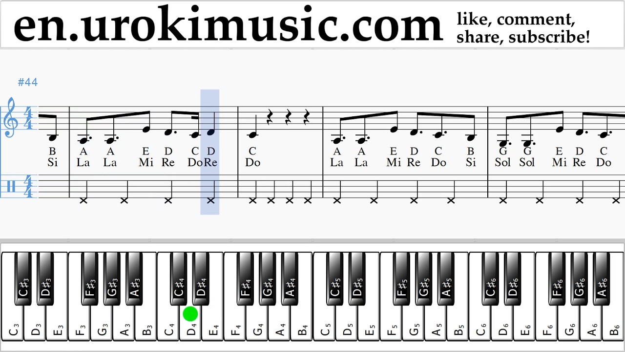 How to Play Piano (right hand) Alesso - REMEDY Tabs um-ih352
