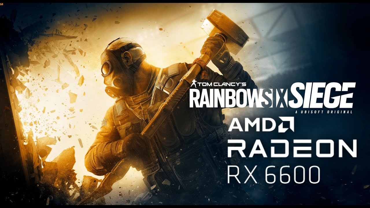 Tom Clancy's Rainbow Six: Siege RX6600 +60FPS - YouTube