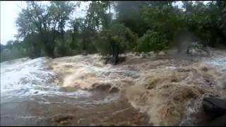 Flood stage at Glendale Shoals