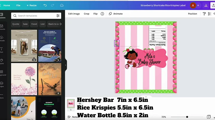 Make Your Own Candy Wrappers Using Canva