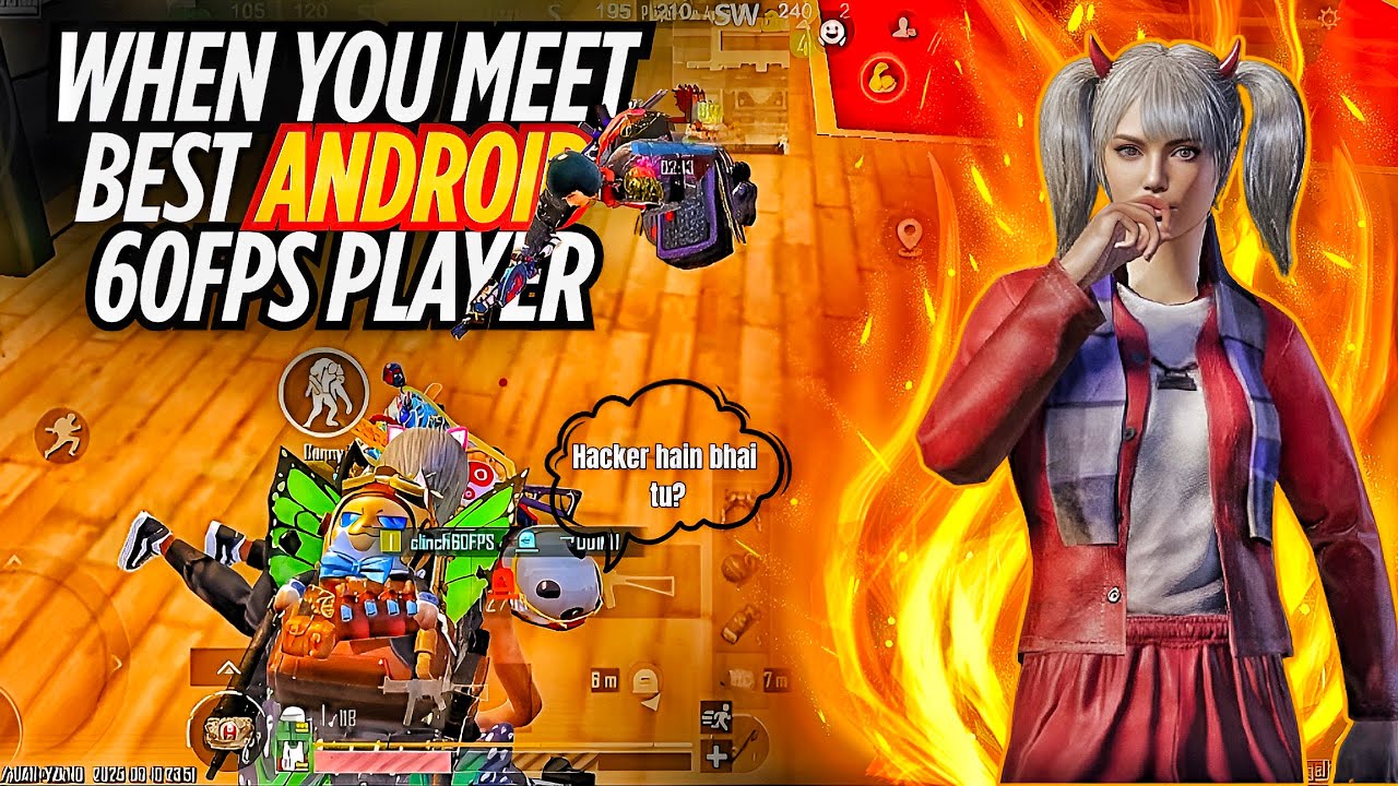 MEET ANDROID BEST 60FPS PLAYER 🔥Vivo v27 FT BGMI🥶#bgmi #vivov27 #60fps #best