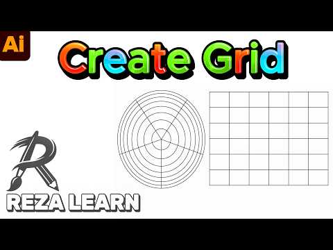 How to Use the Rectangular & Polar Grid Tools in Adobe Illustrator