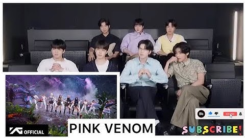 BTS Reaction To BLACKPINK PINK VENOM  M/V [Fanmade]