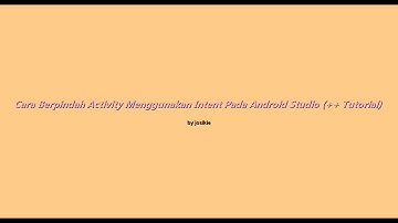 Demo Aplikasi Intent Activity