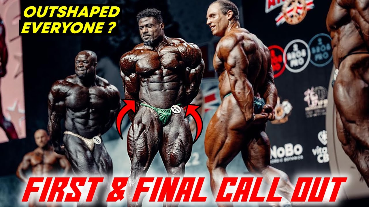 Arnold Classic UK 2022, First & Final Call - Prejudging