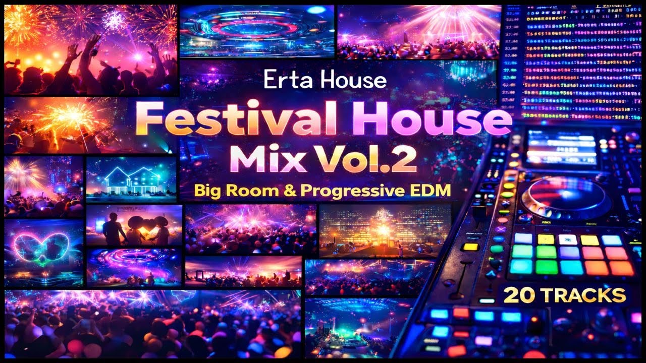 Festival House Mix Vol.2 | Big Room & Progressive EDM 2026 | Erta House (20 Tracks)