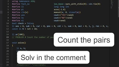 Count the Number of pairs Codeforces solution || Count the number of pairs