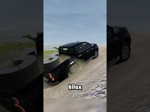 Apakah Sanggup Toyota Hilux Angkut Coil 5 TON - BeamNG.Drive #shorts