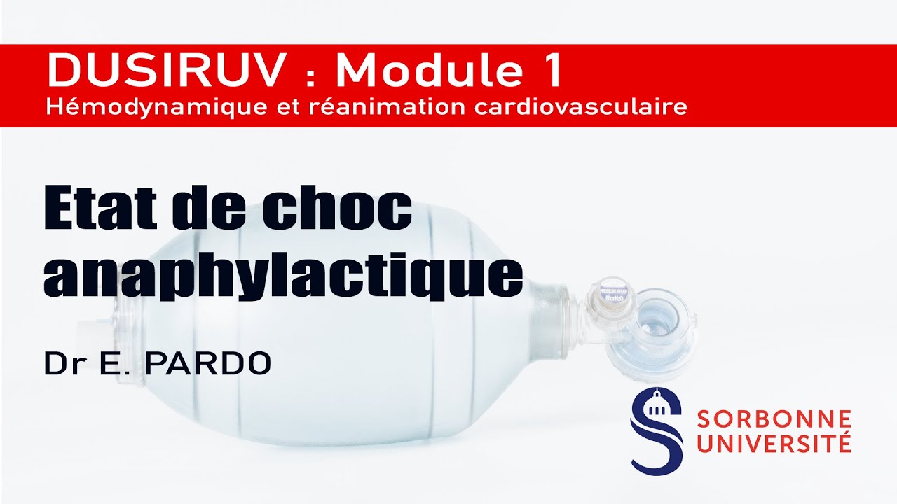 Module 1 : Choc anaphylactique - YouTube