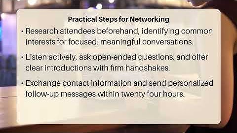 What Is Proper Etiquette For In-Person Networking?