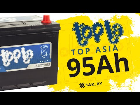 Topla TOP 95 Ah ASIA: технические характеристики аккумуляторной батареи