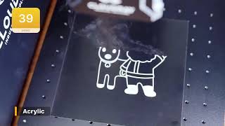 Cloudray 305060W Fiber Laser Marking Machine