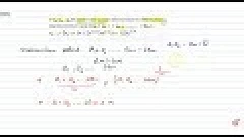 IIT JEE SEQUENCES AND SERIES If `a_1,a_2, ,a_n`  are positive real numbers whose product is a fix...