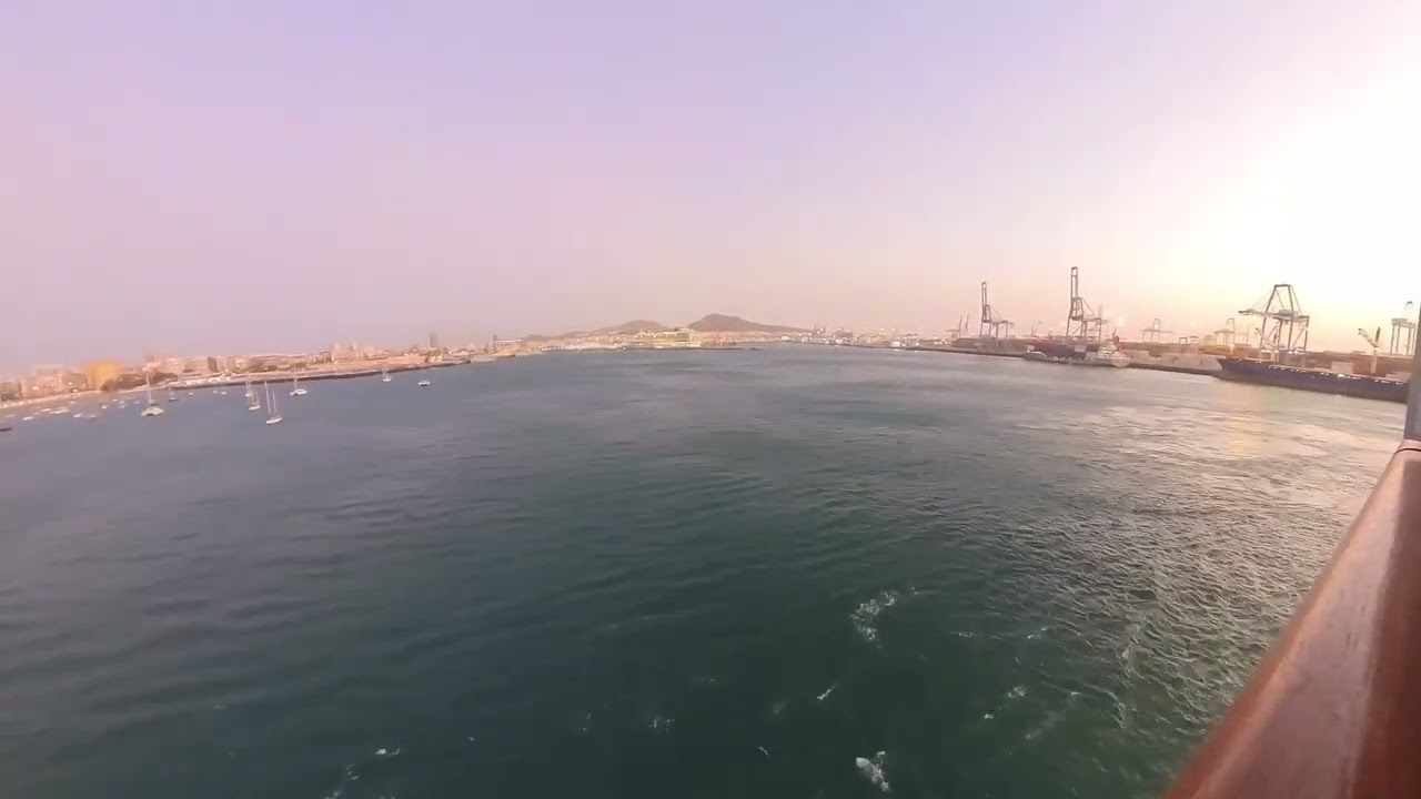 🌅🚢 Las Palmas, Gran Canaria | Arrivo in time-lapse con Costa Deliziosa