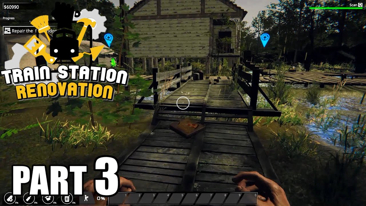 Train Station Renovation Walkthrough Gameplay Part 3 - Mudborough / PC