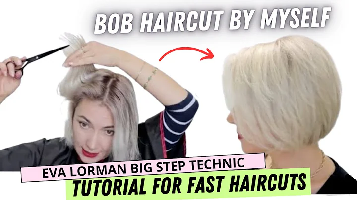 Bob haircut by myself at home | How to cut your own hair | Women haircut 2023