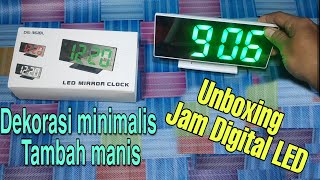 Jam meja digital LED/ Digital alarm clock mirror DS-3618L