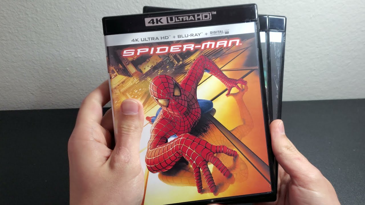 Spider-Man Trilogy 4K Ultra HD Blu-ray Collection and Spider-Man