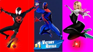 The *RANDOM* ACROSS THE SPIDER-VERSE BOSS Challenge in Fortnite!