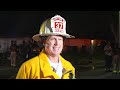 HFD: Firefighter escapes injury after falling through roof during house fire