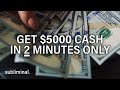 Manifest 5000 cash in just 2 minutes superfast subliminal