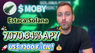 Projetos cripto confiáveis: stake MOBY para 7070.84% APY