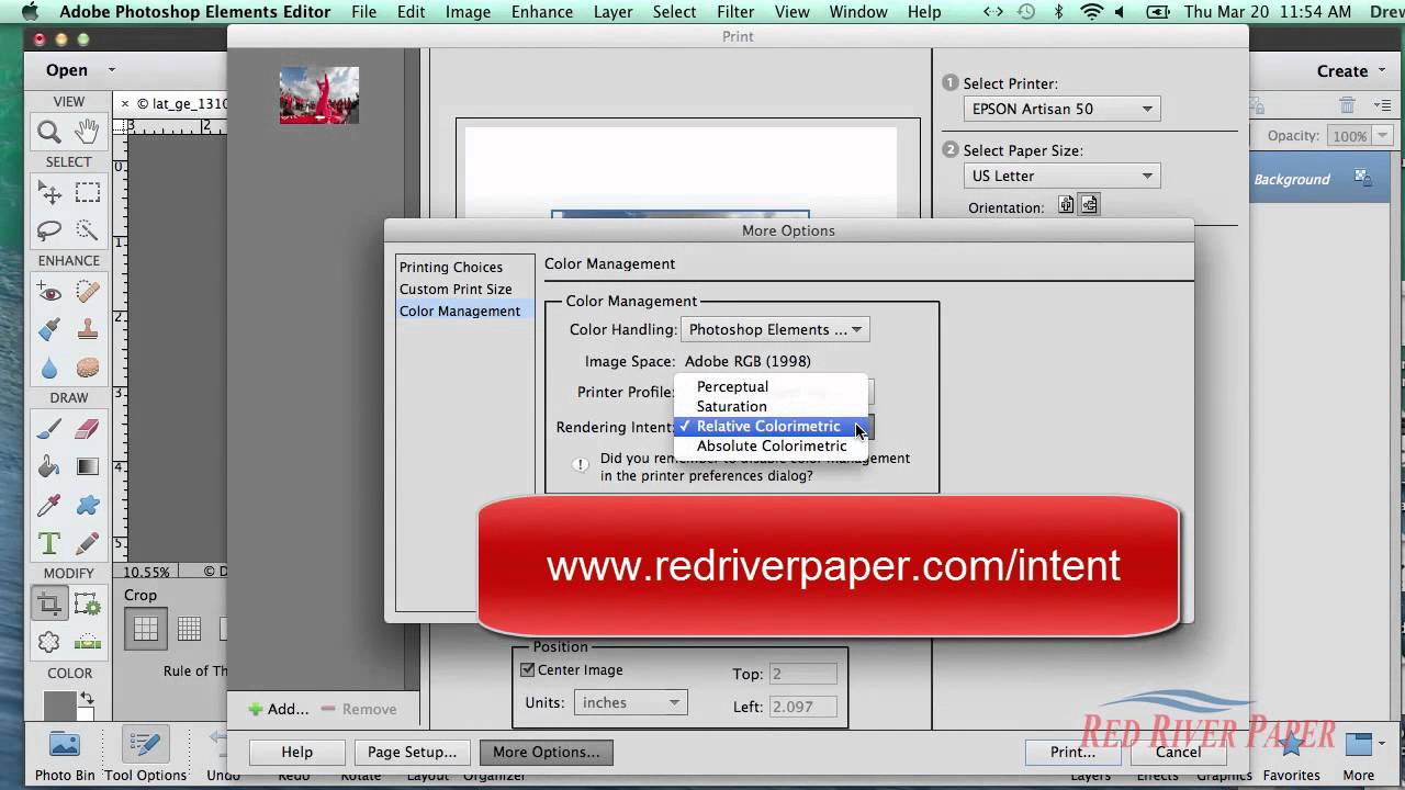 How To Use ICC Color Printer Profiles Photoshop Elements 11 12 Epson How To Use ICC Color Printer Profiles Photoshop Elements 11 12 Epson