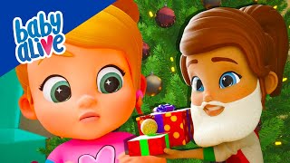 Baby Alive em Português Brasil 🎄 Um, Dois, Três! Acenda a Árvore de Natal! 🎁 Vídeos Infantis 💕