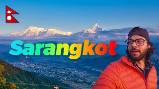 Bina Trekking Ke Himalayan Peaks Ekdum Samne - Sarangkot Sunrise Must Watch 