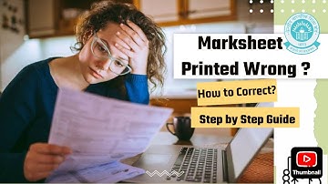 How to Correct Wrong printed name in CBSE marksheet? : Step by Step Guide @KnowledgeScrollers