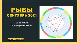 РЫБЫ. Гороскоп - СЕНТЯБРЬ 2021 ГОД.