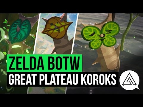 Zelda Breath of the Wild | All Korok Seeds Guide - Great Plateau Region