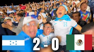 Honduras defeats Mexico 2-0 | INSANITY inside National Stadium