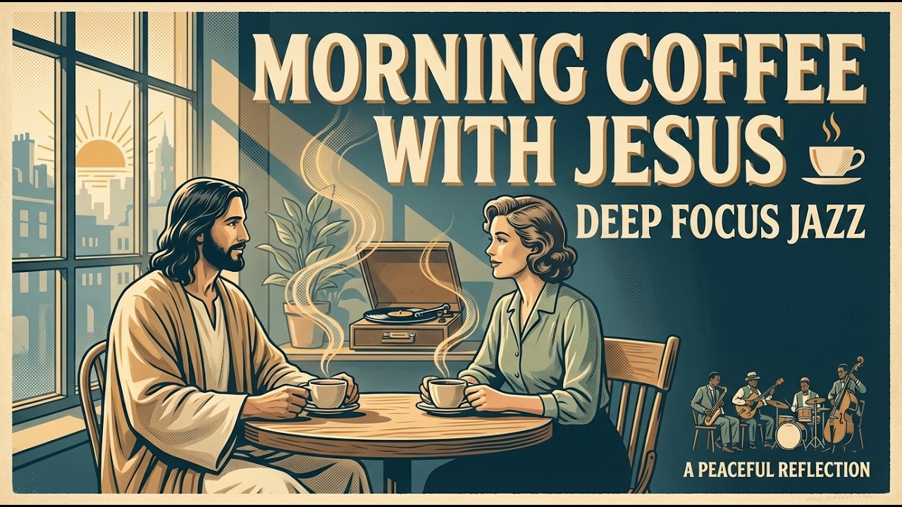 Christian Jazz for Deep Focus ☕ Psalms for Work & Study  3 Hour Coffee with Jesus