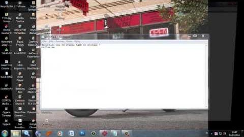 change path on windows 7