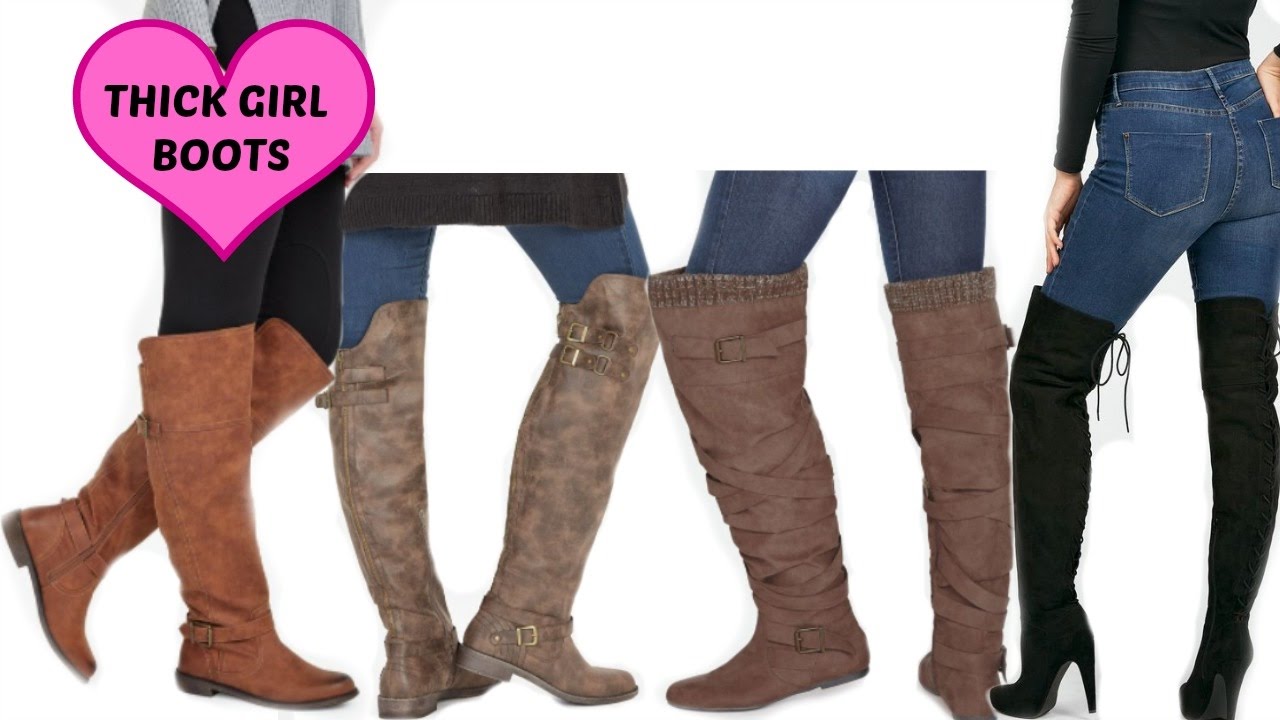 $10 THIGH HIGH & ABOVE THE KNEE BOOTS for THICK GIRLS REVIEW & TRY-ON ...