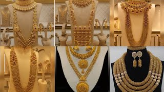 Top 50+ Gold Rani Haar Designs 2022 | Bridal Gold Jewellery | Indian Pakistani Arabic Gold Designs