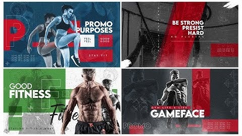 Fitness/ Gym Promo And Countdown After Effects Templates