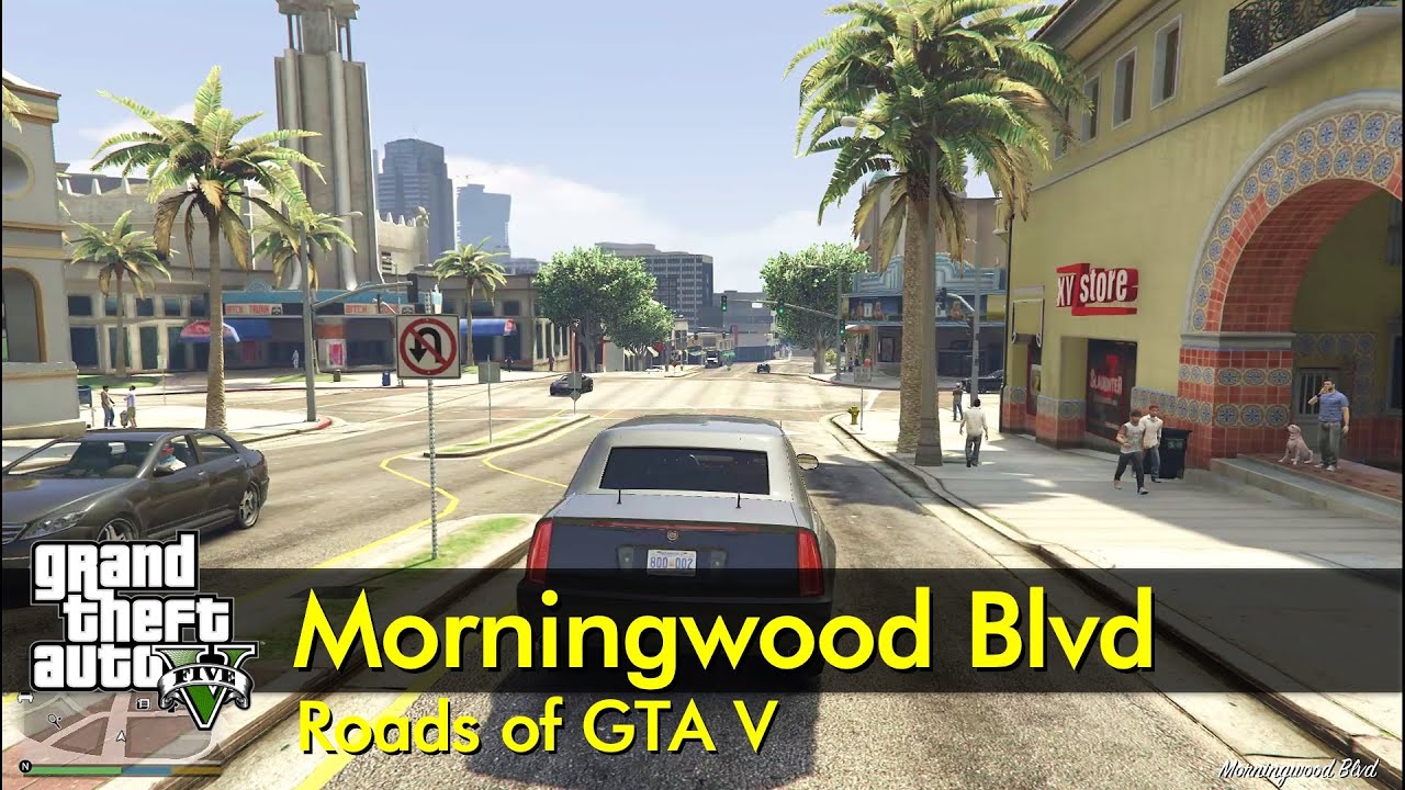 Morningwood Boulevard Roads of GTA V The GTA V Tourist YouTube