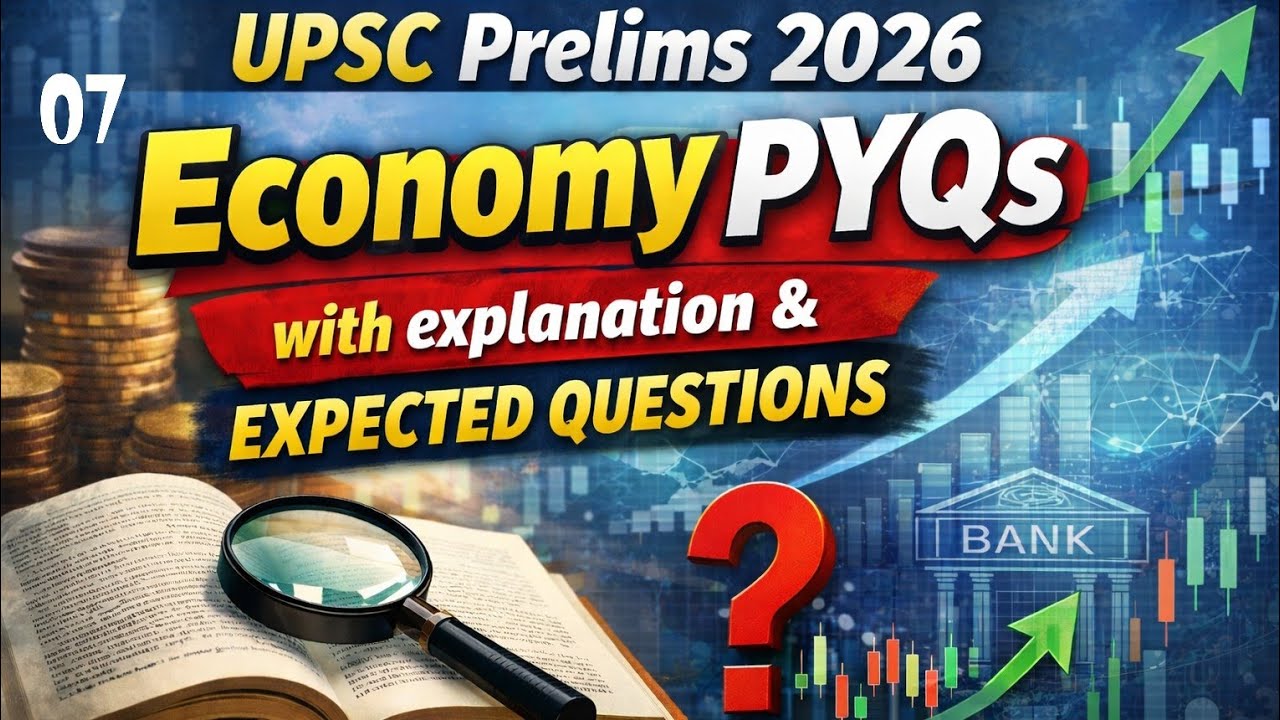 07) Economy PYQs for UPSC Prelims 2026 📝 Explanation & expected ...
