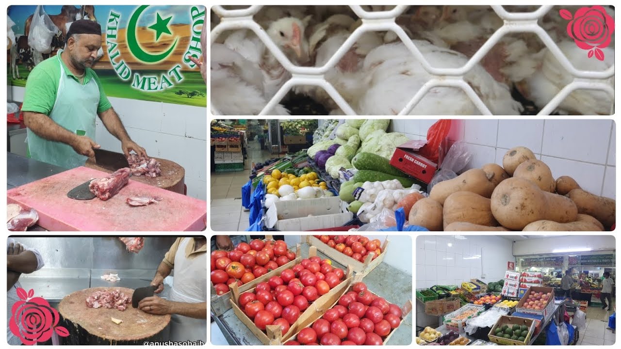 AJMAN Meat Fruit Vegetable Market Ramadan Ki Taiyari Meat ajman-meat-fruit-vegetable-market-ramadan-ki-taiyari-meat
