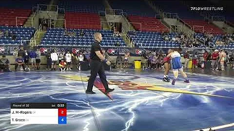 132 Lbs Round Of 32 - Jj McComas-Rogers, Oklahoma ...